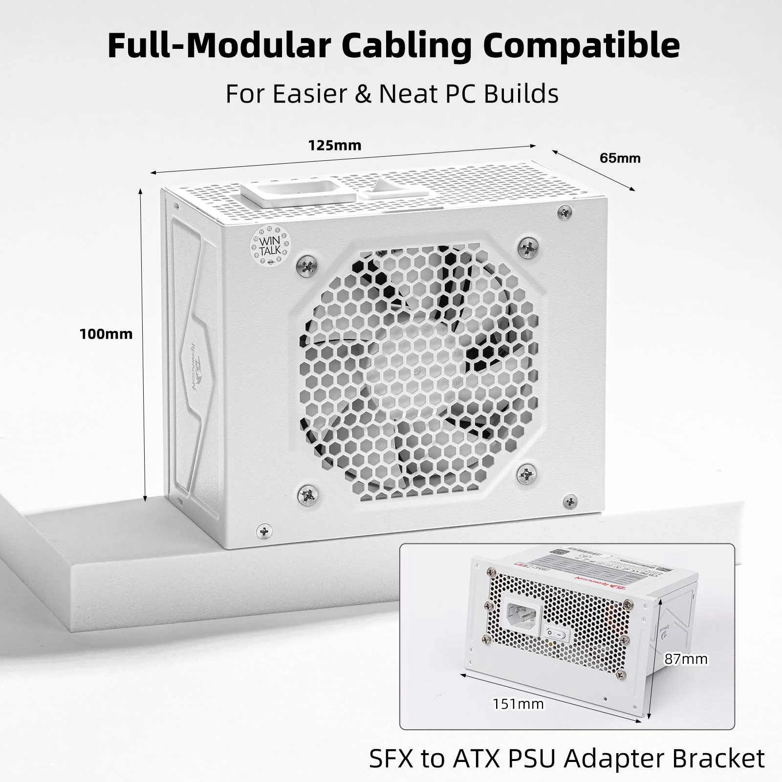 80+ Platium 750 Watt SFX Fully Modular Power Supply - Image 7