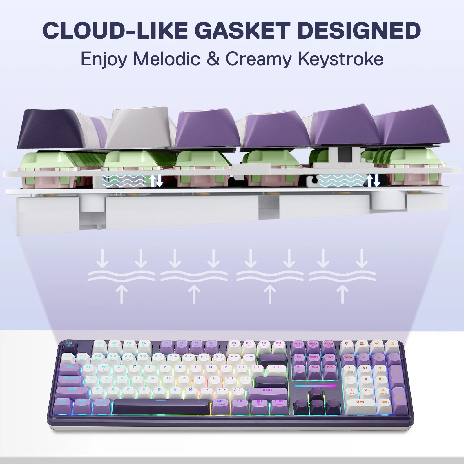 ANTONIUM K745 PRO Keyboard & AZZMACH M618 (1K HZ) Mouse Combo - Image 4
