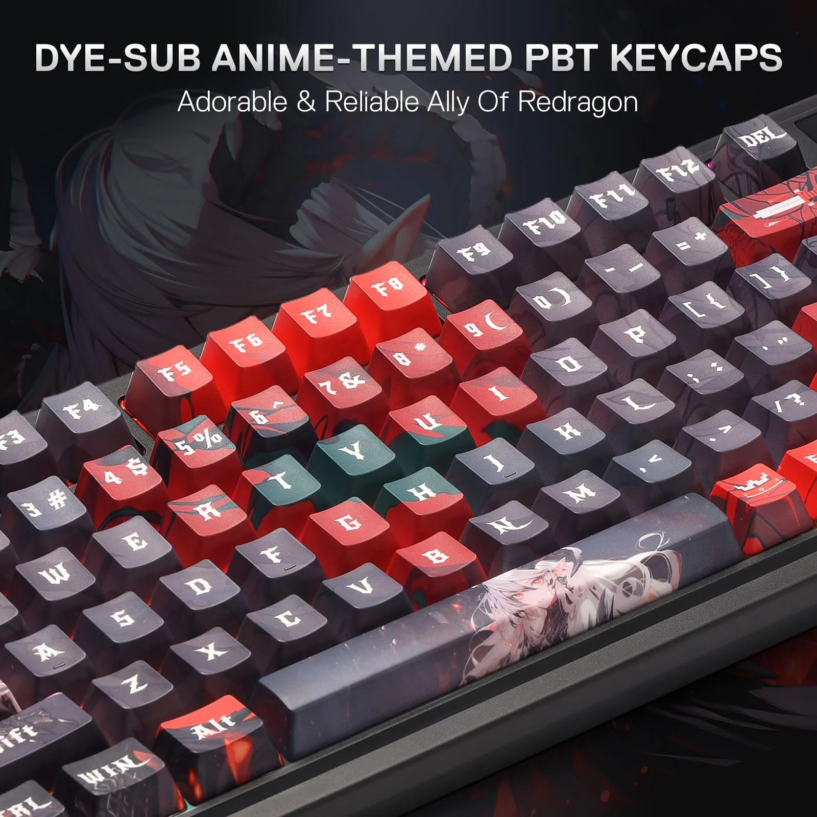 ARTEMIS K719 PRO Keyboard & PREDATOR M612 PRO Mouse Anime Combo - Image 10