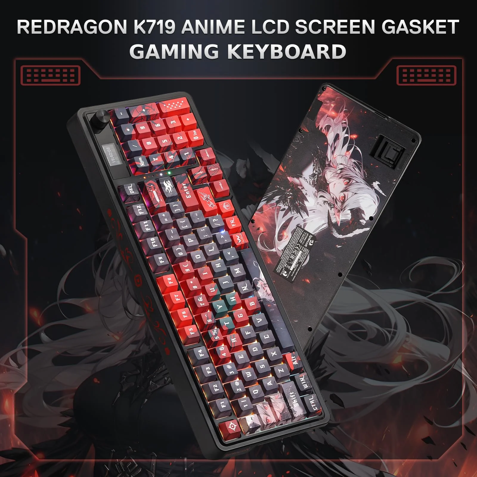 ARTEMIS K719 PRO Keyboard & PREDATOR M612 PRO Mouse Anime Combo - Image 4