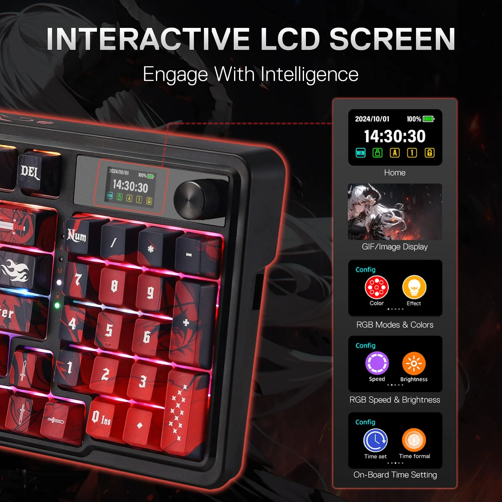 ARTEMIS K719 PRO Keyboard & PREDATOR M612 PRO Mouse Anime Combo - Image 6