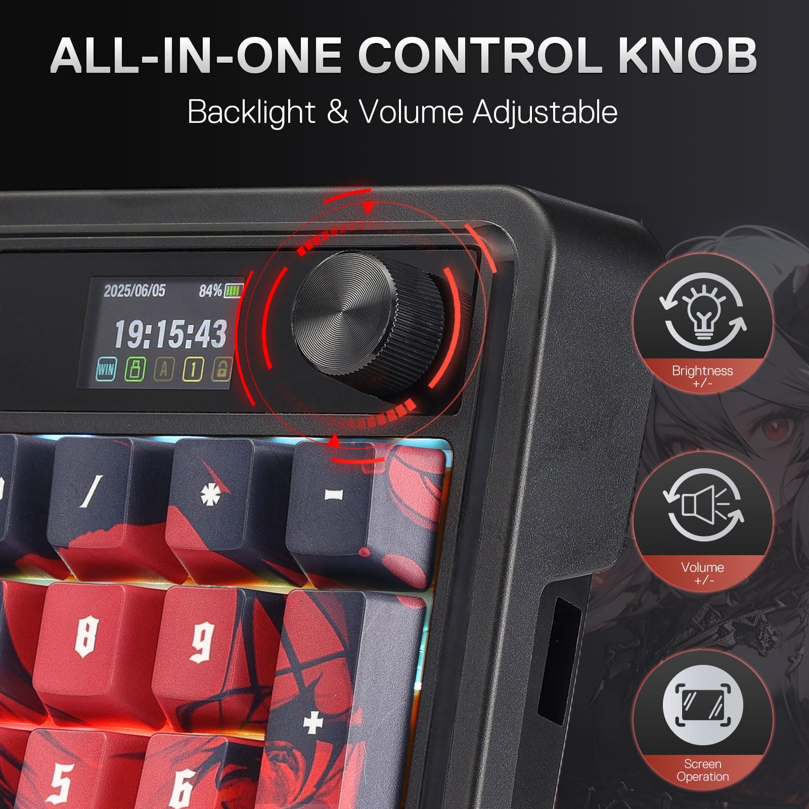ARTEMIS K719 PRO Keyboard & PREDATOR M612 PRO Mouse Anime Combo - Image 8
