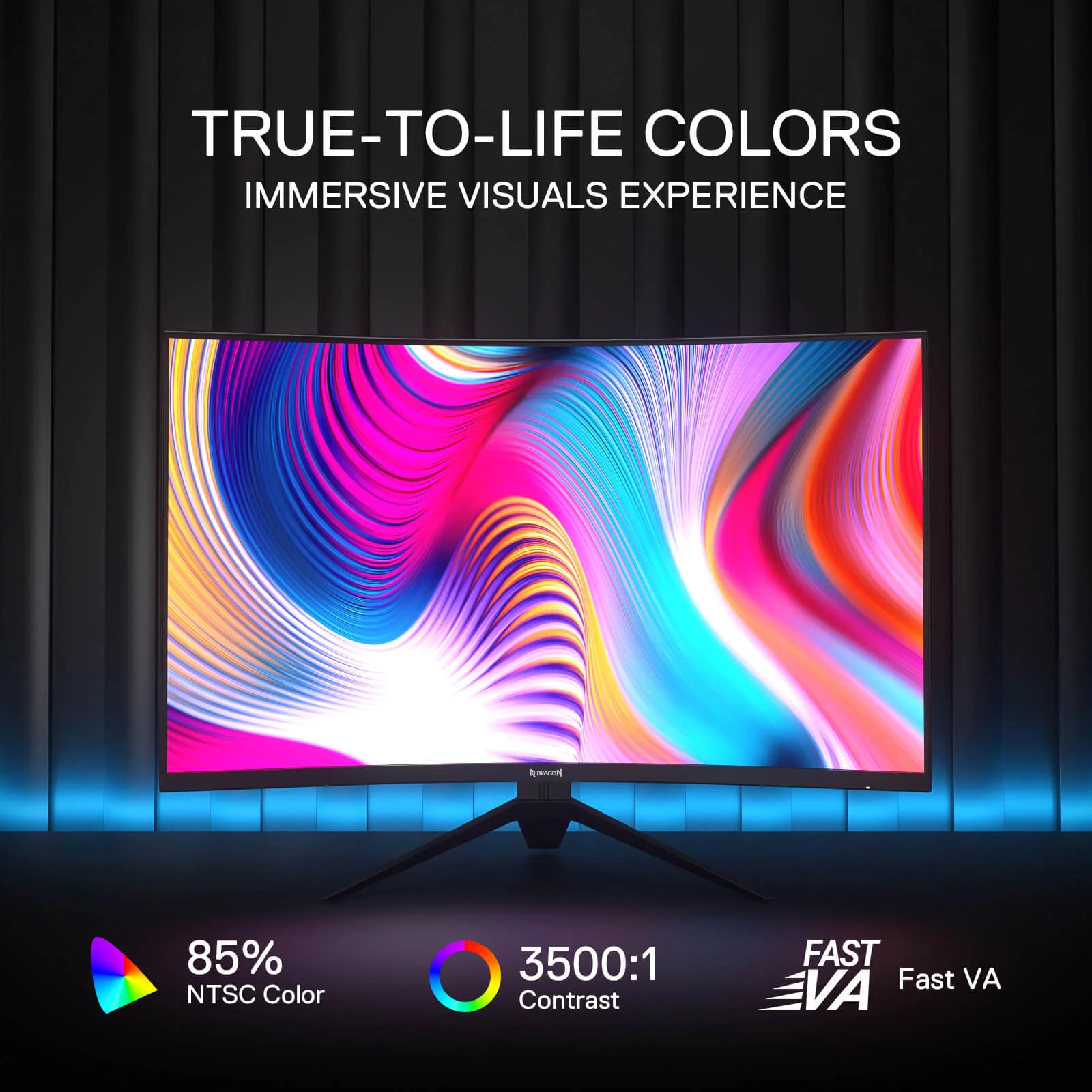 HROTHGAR GM32 32" 180Hz Curve Gaming Monitor - Image 2