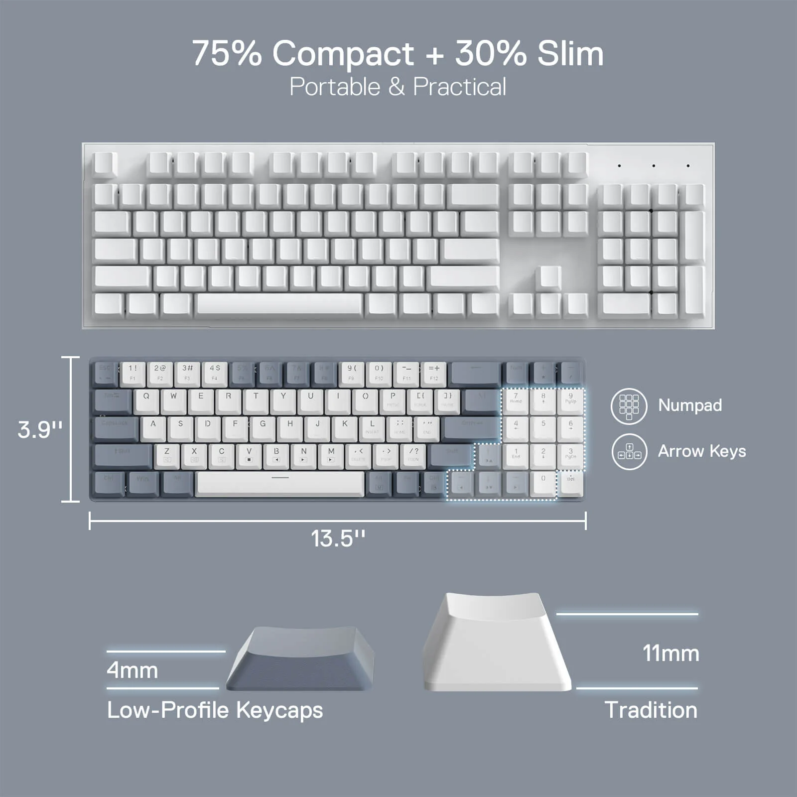 BS8772 Wireless Keyboard and Mouse Combo - Image 15