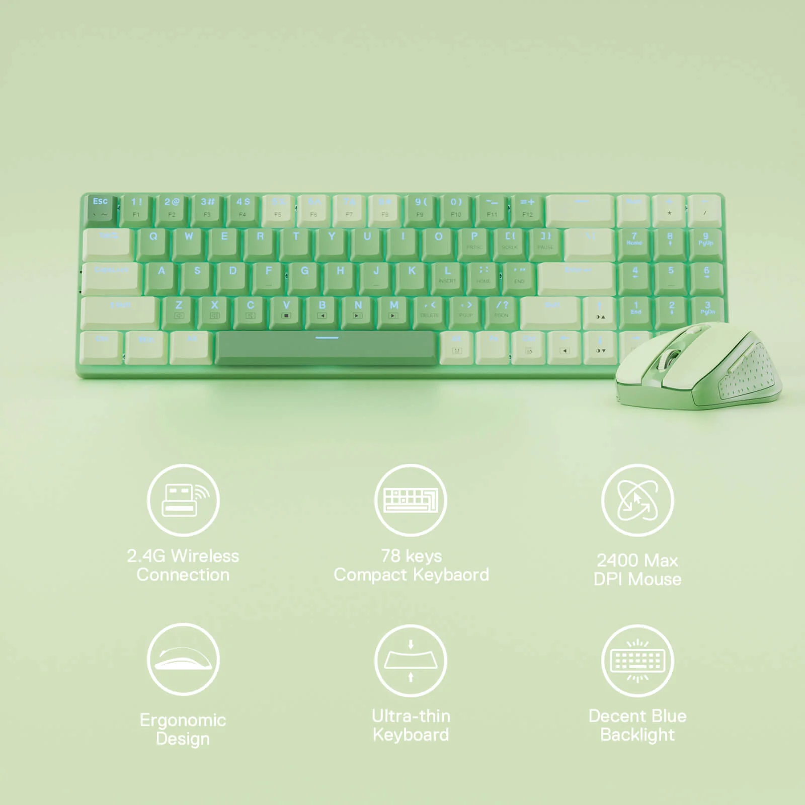 BS8772 Wireless Keyboard and Mouse Combo - Image 19
