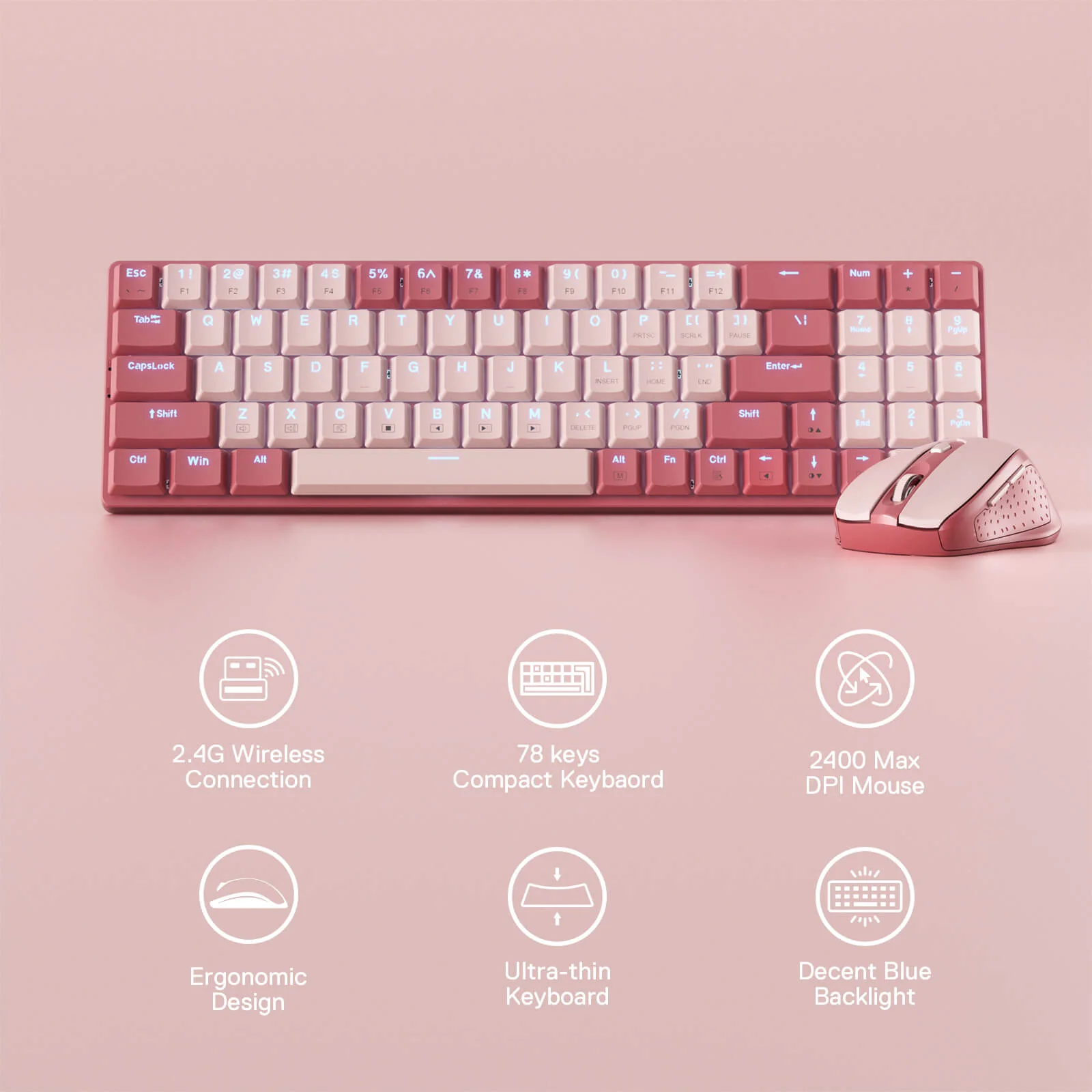 BS8772 Wireless Keyboard and Mouse Combo - Image 26