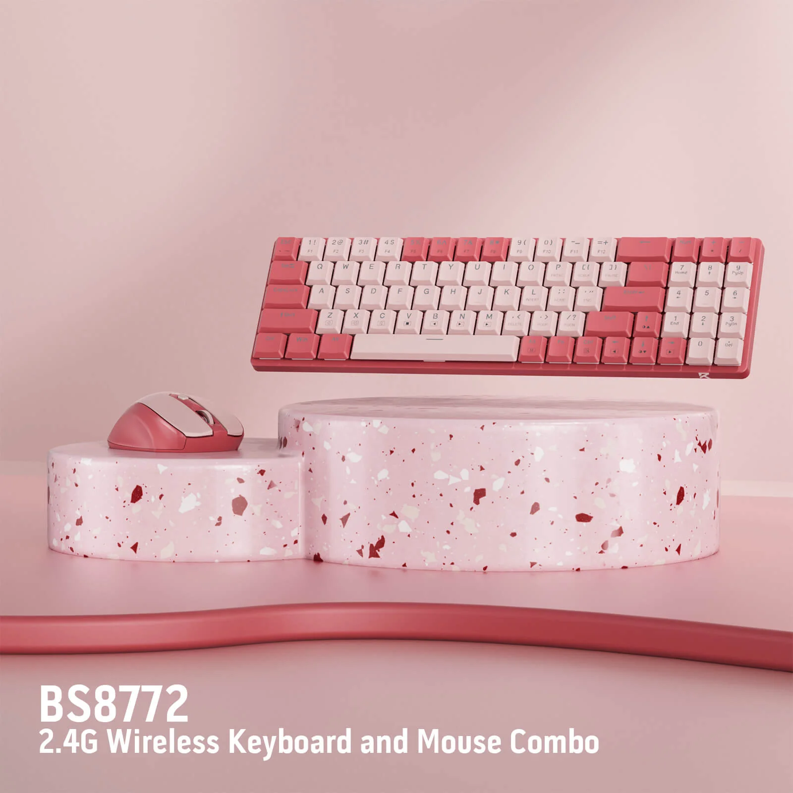 BS8772 Wireless Keyboard and Mouse Combo - Image 3