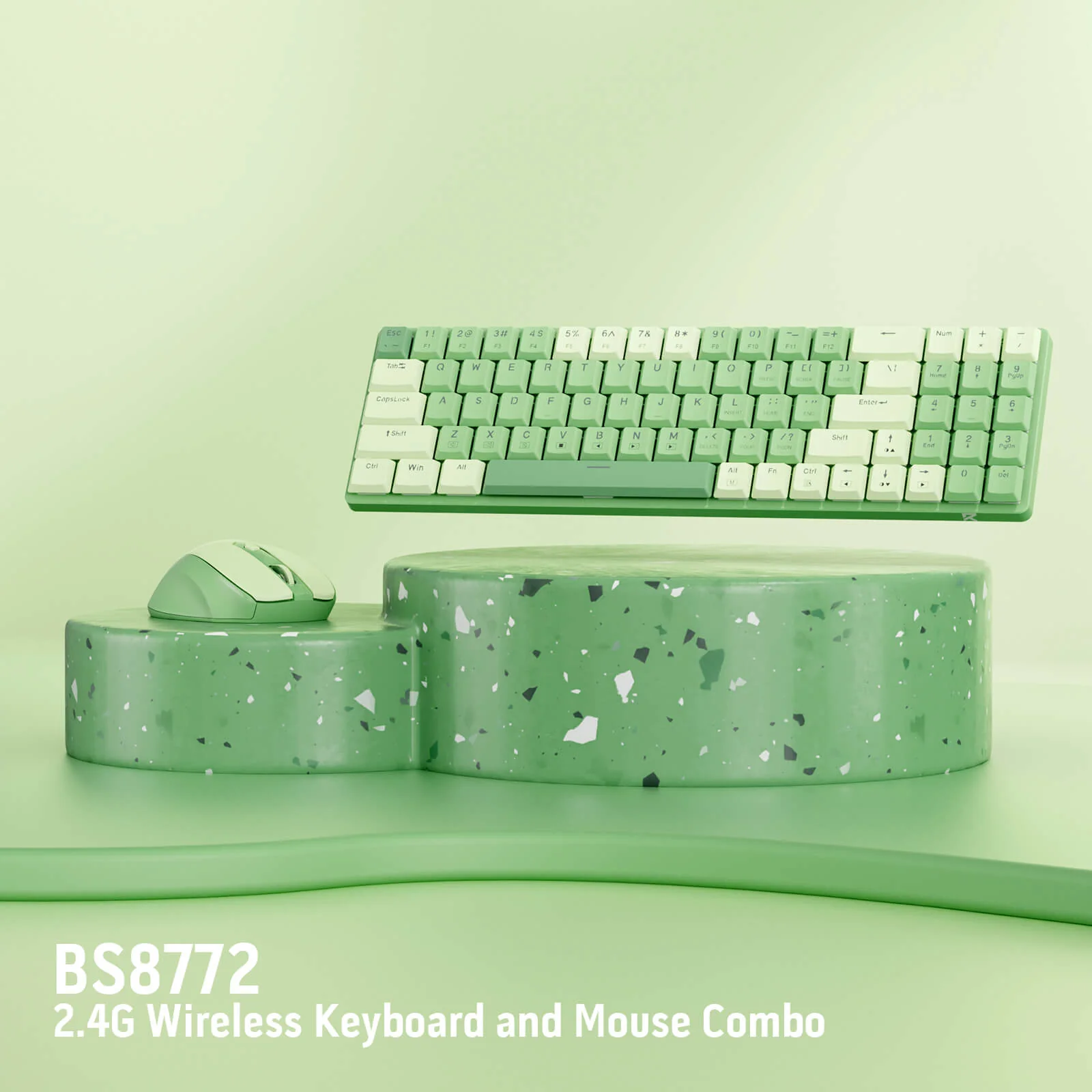 BS8772 Wireless Keyboard and Mouse Combo - Image 4