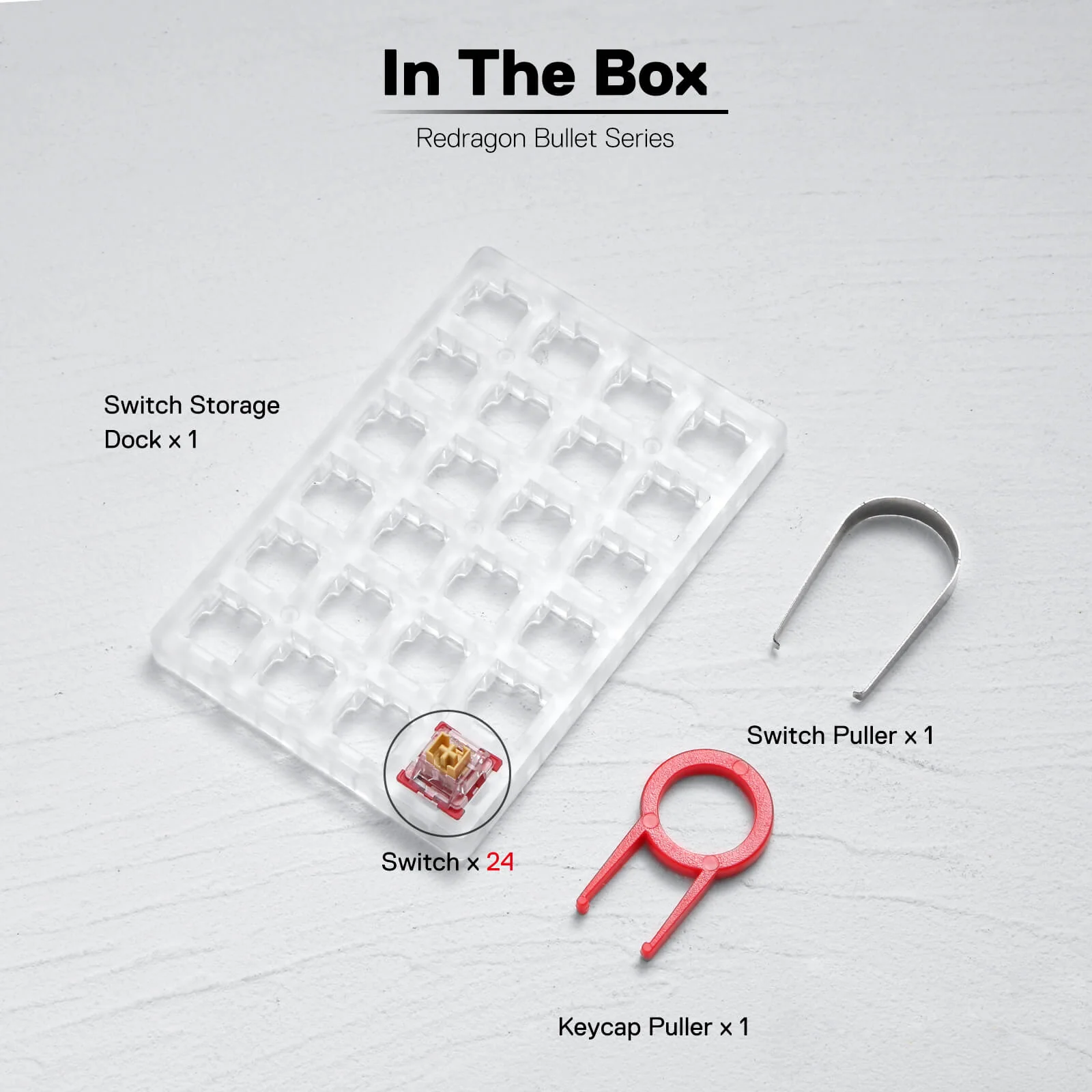 (Open-box) BULLET-F A113 Mechanical Switch (24 pcs Switches) - Image 4
