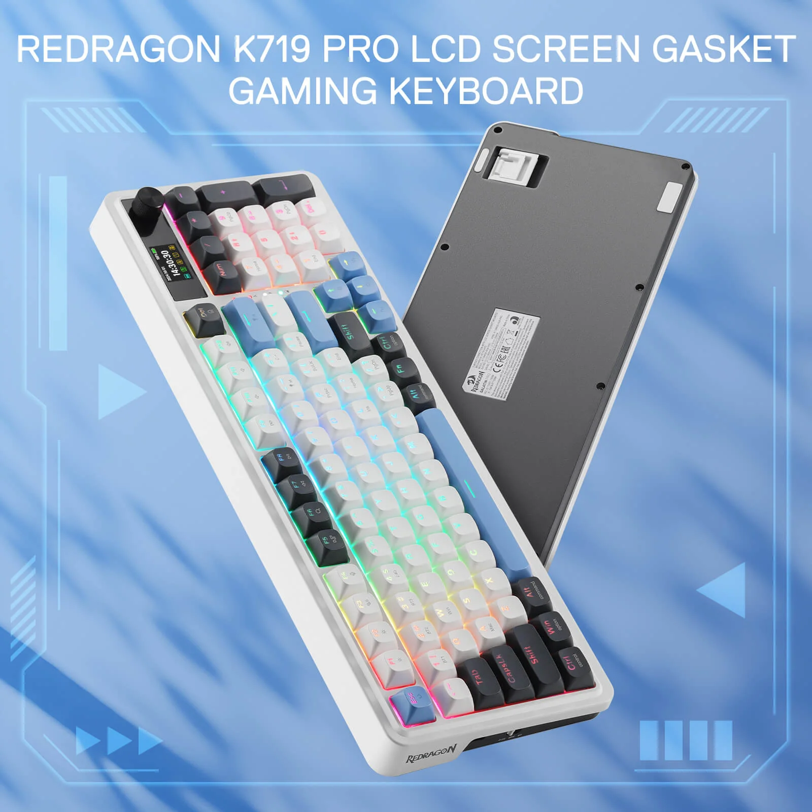 (Open-box) GALATIN PRO K719 (White & Blue) - Image 9
