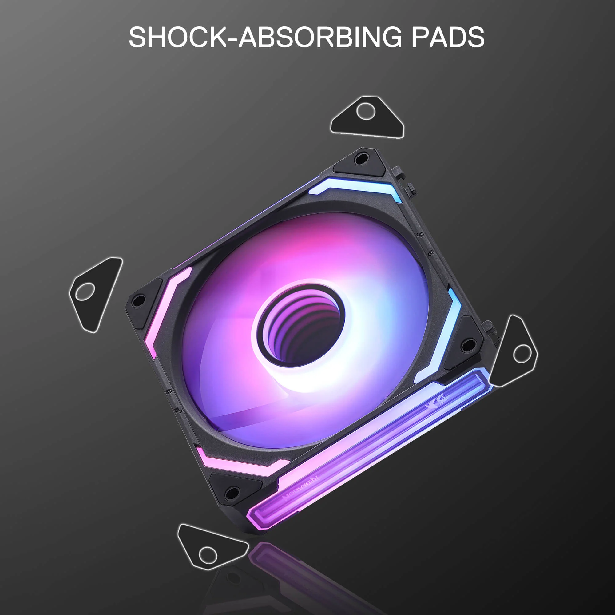 (Open-box) GCF012 Standard 120mm ARGB PC Case Fan - Image 9
