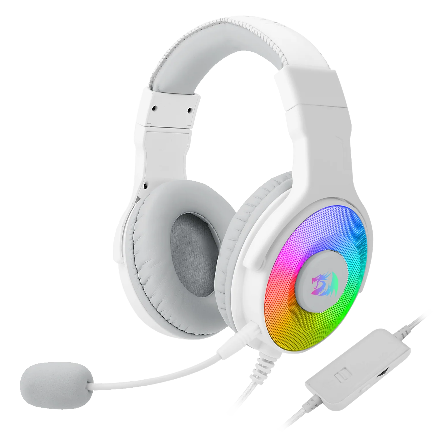(Open-box) PANDORA H350 White RGB Headset
