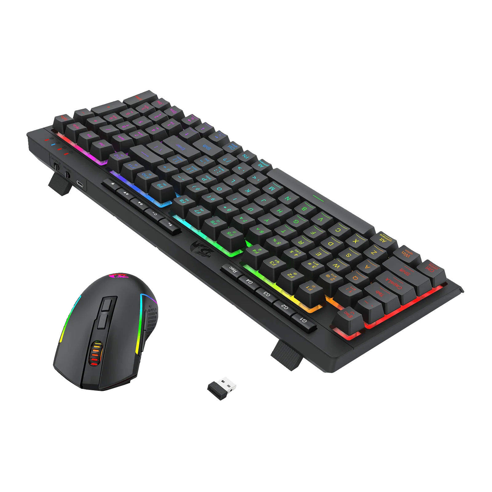 (Open-box) RYLO PRO S142 Membrane Keyboard & Mouse Tri-Mode Combo - Image 13