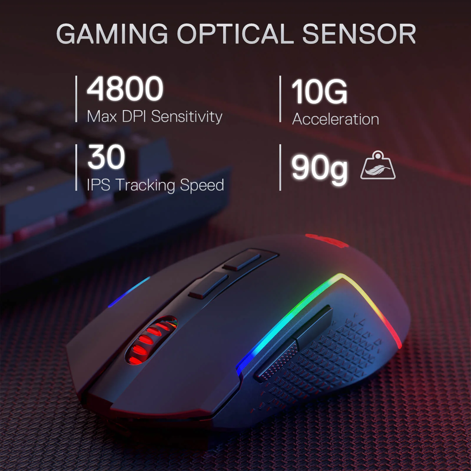 (Open-box) RYLO PRO S142 Membrane Keyboard & Mouse Tri-Mode Combo - Image 8