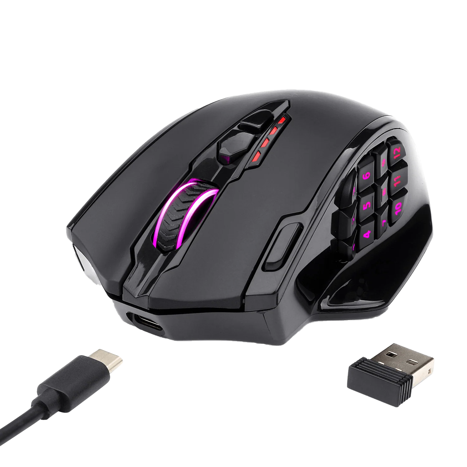 K580 (Brown Switch) Mechanical Gaming Keyboard M913 Wireless Gaming Mouse Bundle - Image 3