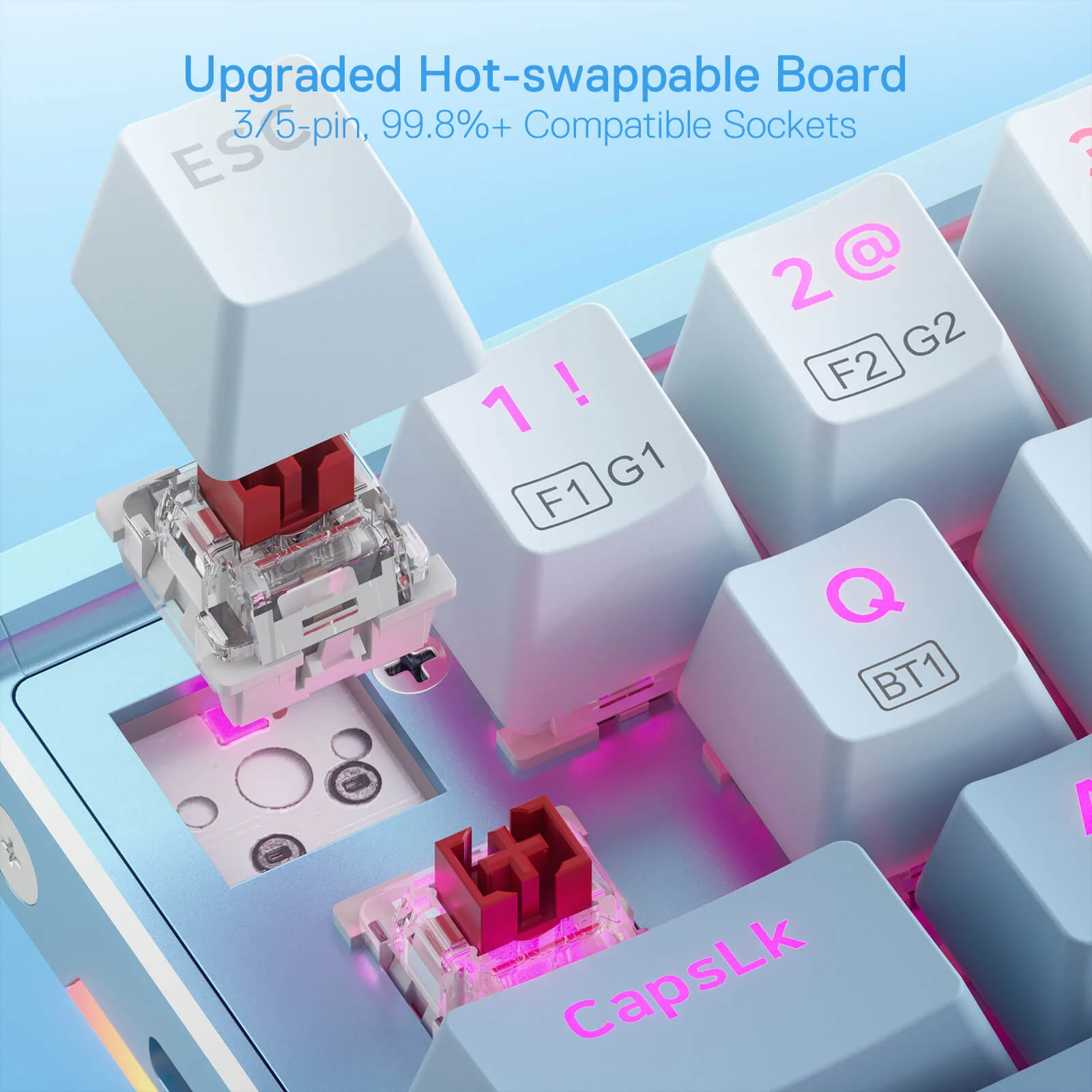 SHACO K641 PRO Wireless Aluminum Keyboard - Image 16