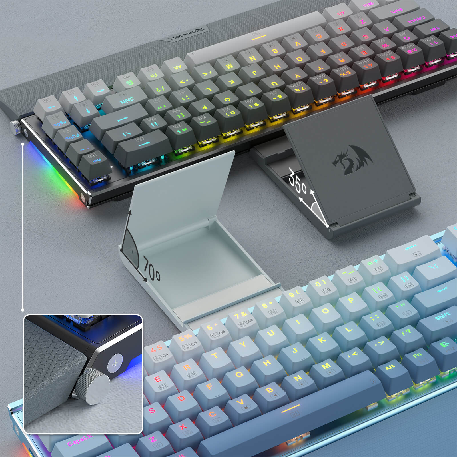 SHACO K641 Wired  Aluminum Keyboard - Image 8