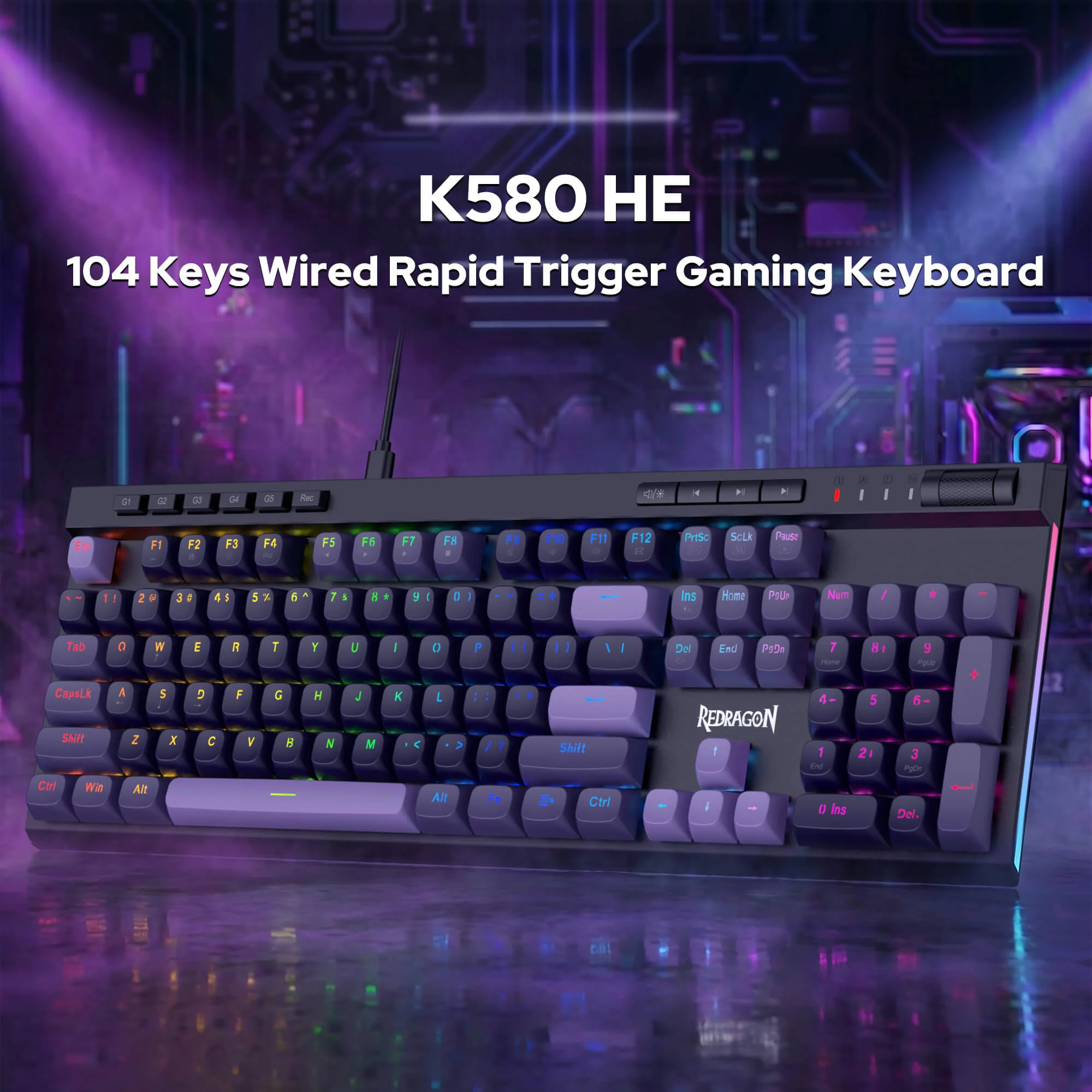 VATA K580 HE (Magnetic Hall Effect Keyboard) - Image 3