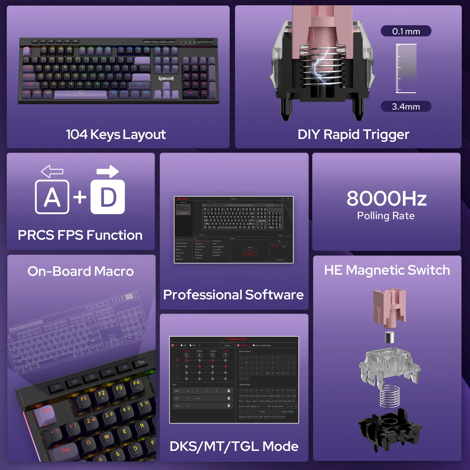 VATA K580 HE (Magnetic Hall Effect Keyboard) - Image 5